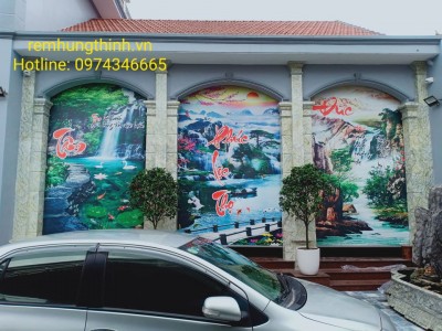 Rèm cuốn in tranh tại Long Phú–Hoà Thạch–Quốc Oai